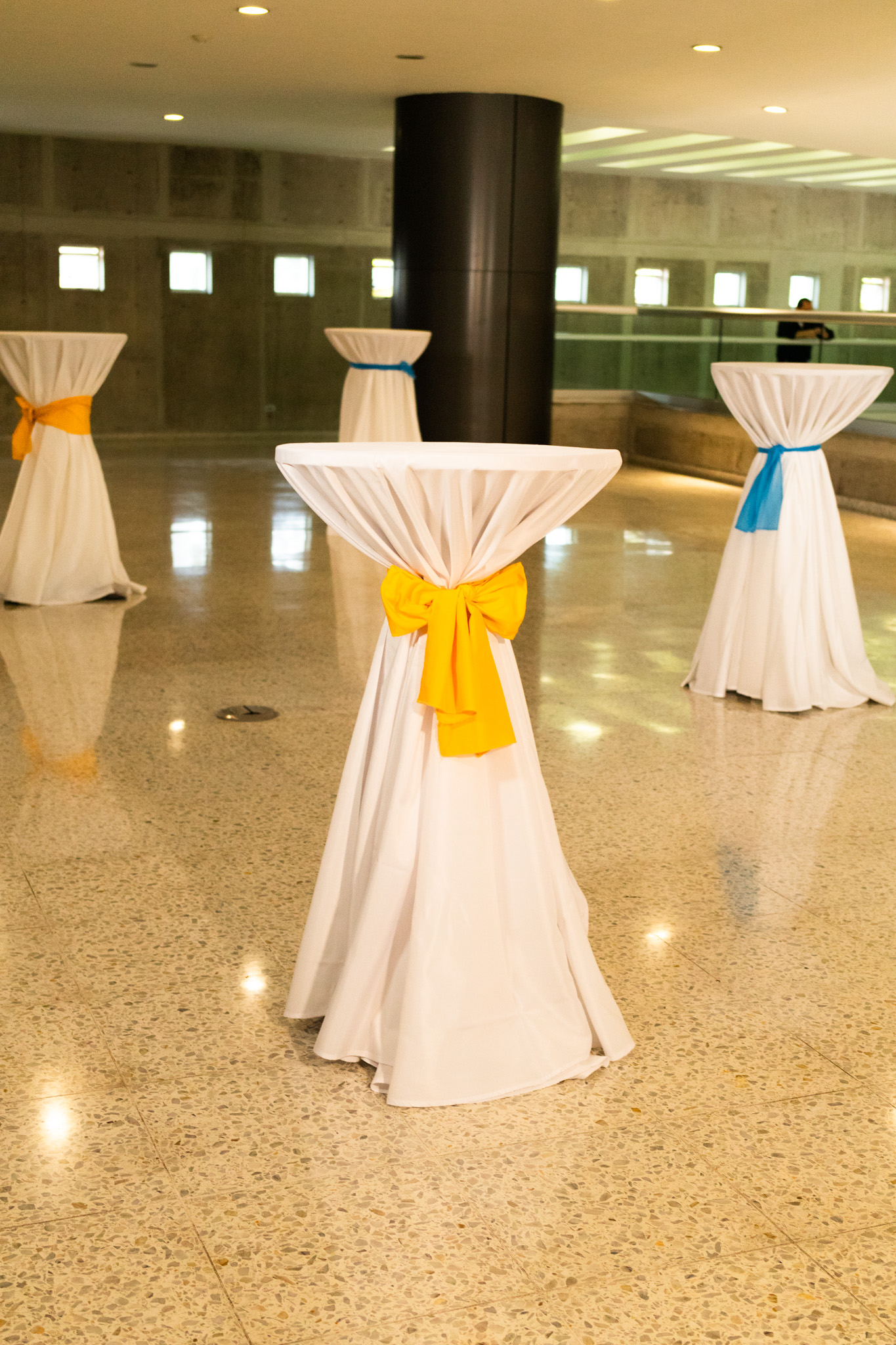 Salón de evento montado